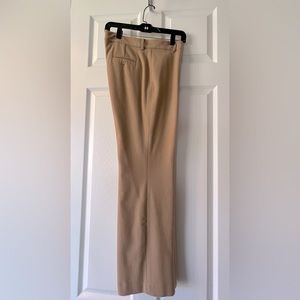 BR camel wool dress pants